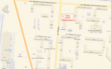 Maps MDC VESNET Petropavlovsk